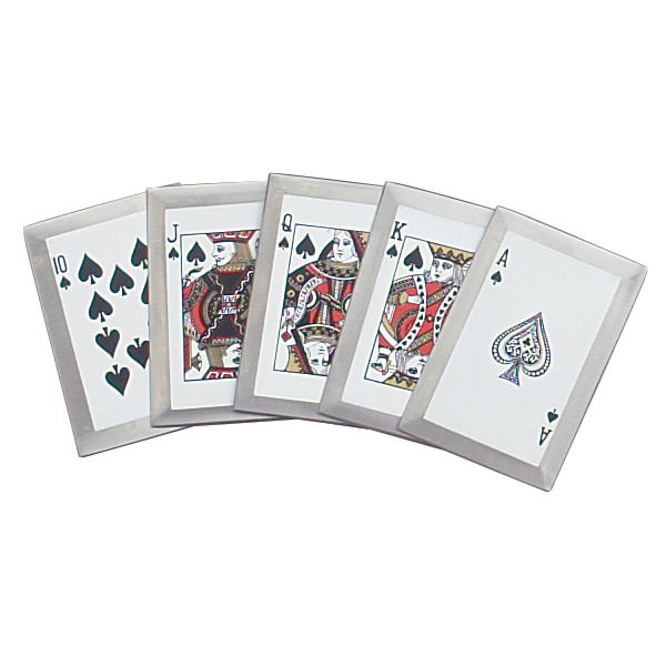 Casino Royal Flush Throwing Card Set Knife Throwers - Tophatter's Army Products & Self Defense Collectible Weapons - Tophatter Daily Deals